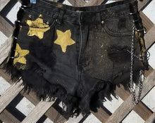 Sandy West denim shorts