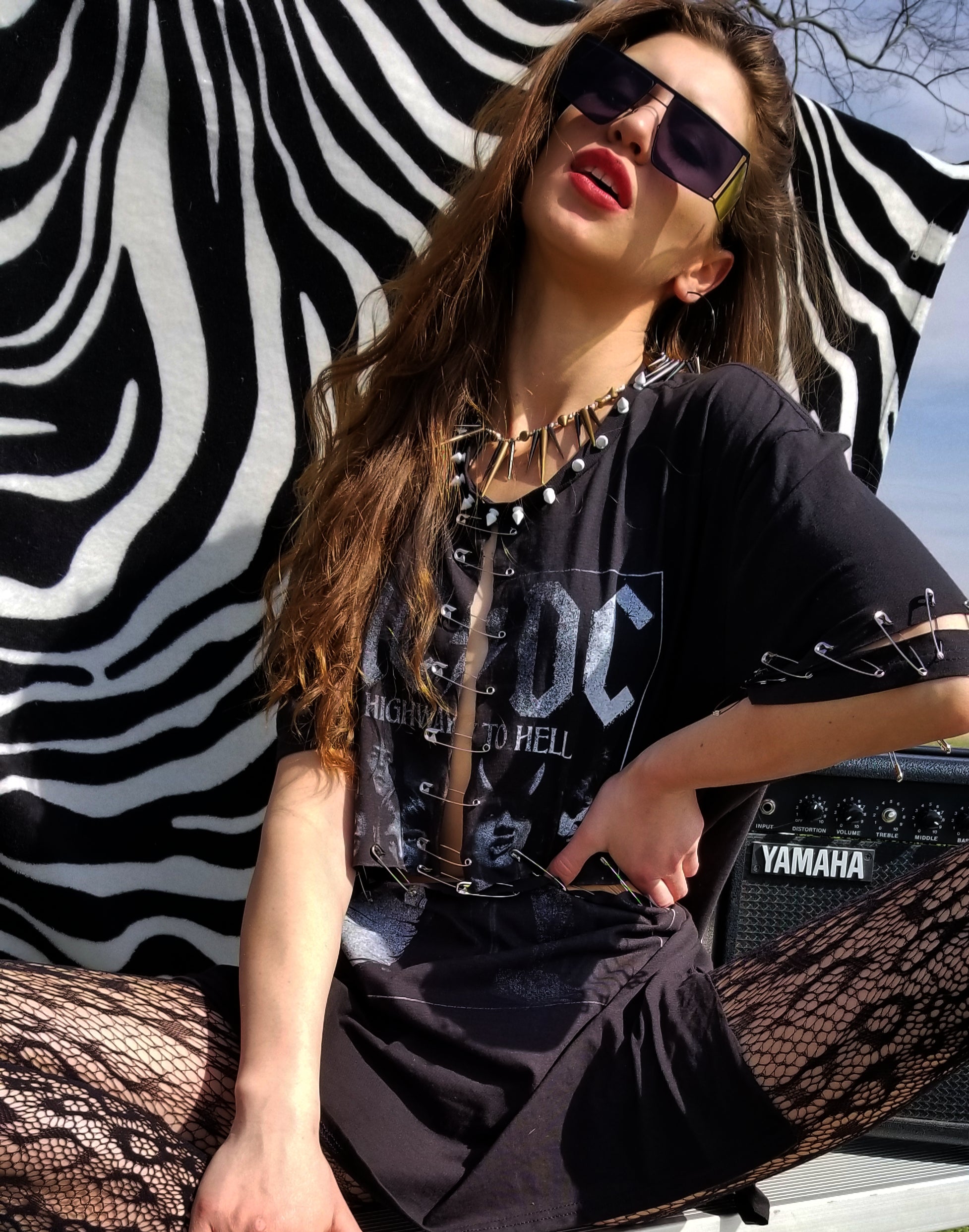 acdc shirt dress ACDC Jailbreak T Shirt Dress - Black