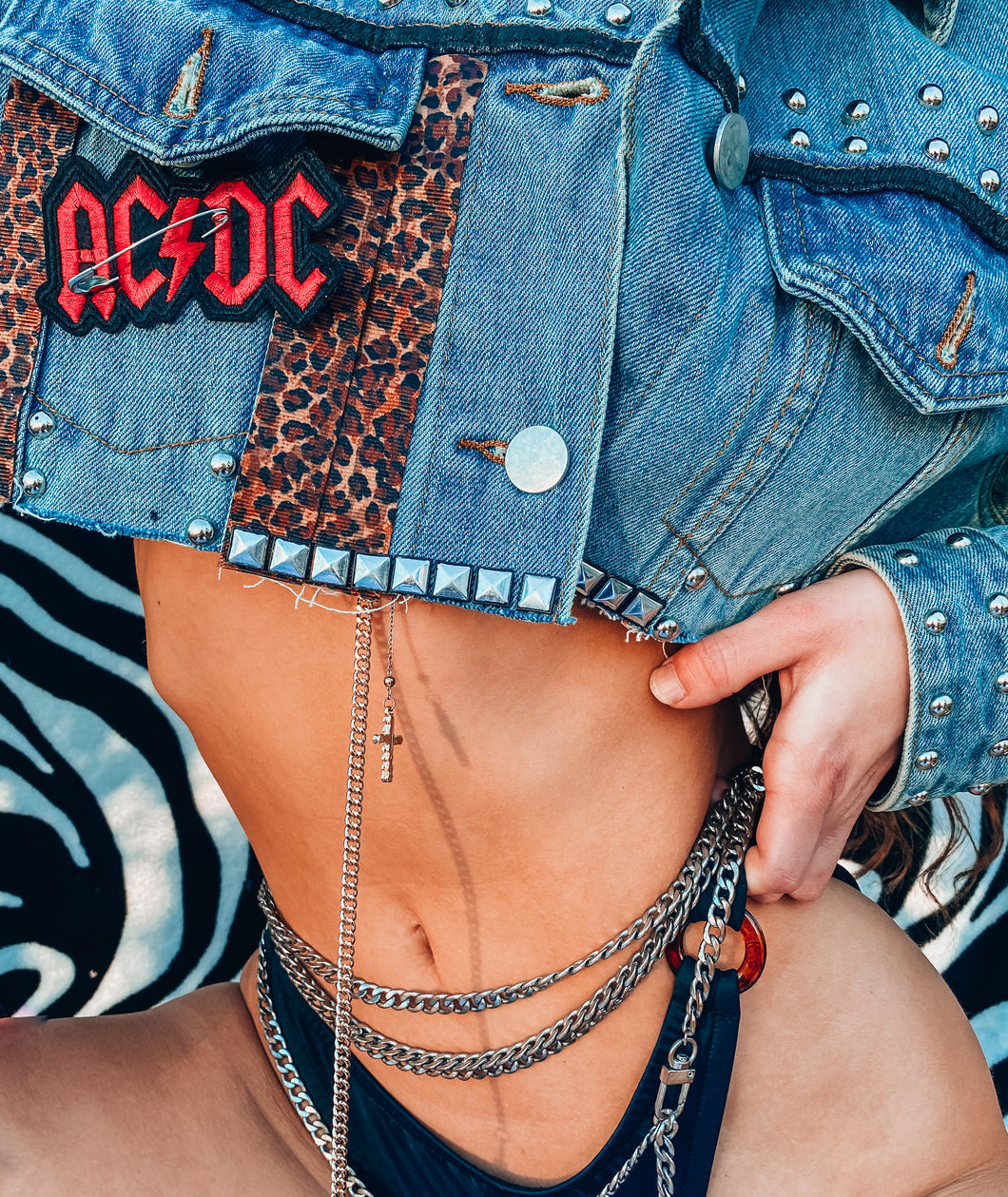 Studded Denim Jacket