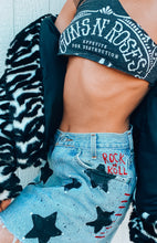 Guns and Roses Crop Tee